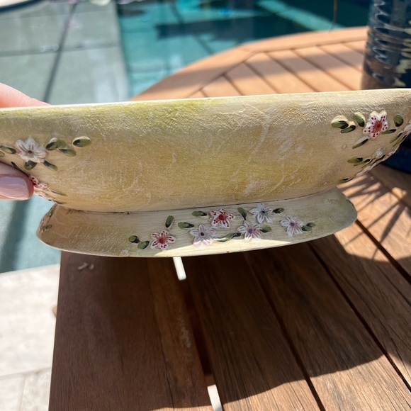 Vintage Partylite Candle Holder Terrace Blossom -Tea Lights - Picture 6 of 14